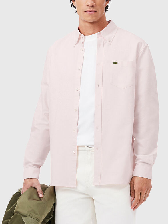 Blue cotton shirt - 1