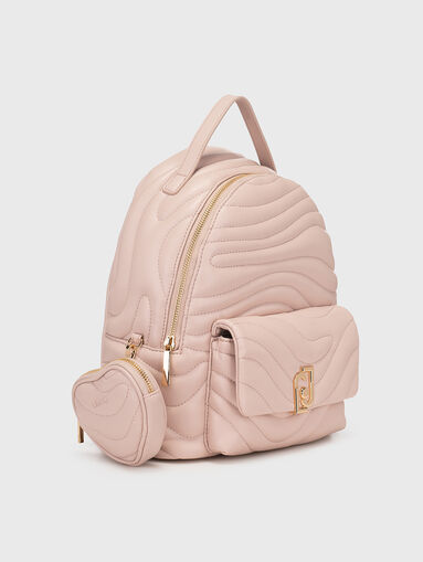 Quilted effect backpack  - 3