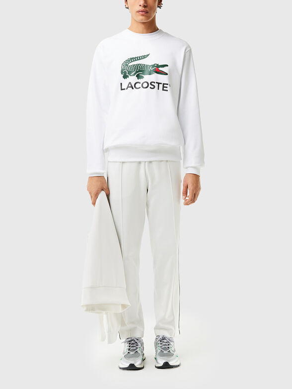 Dark blue sweatshirt with logo accent  - 2