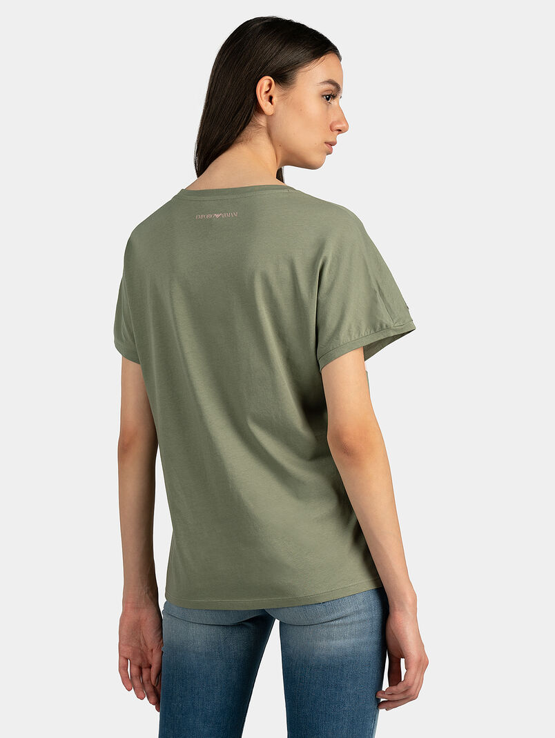 Cotton t-shirt with logo detail - 3