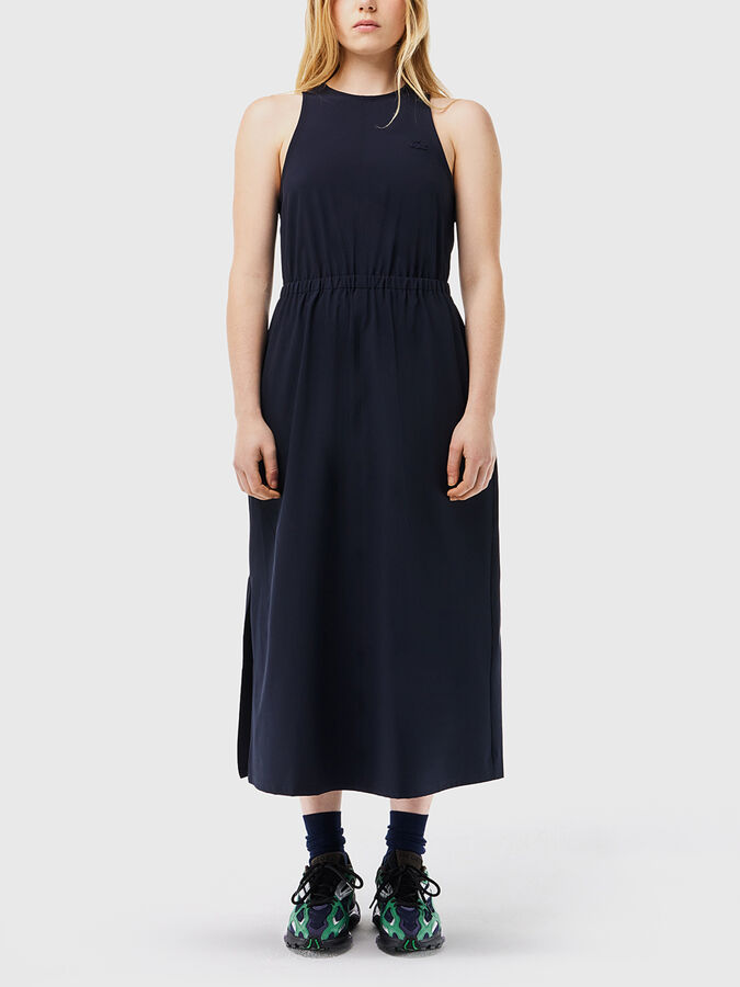 lacoste cut out dress Dark blue dress with cut out detail on the back brand LACOSTE —  Globalbrandsstore.com/en