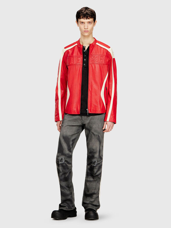 L-ADAM leather biker jacket - 2