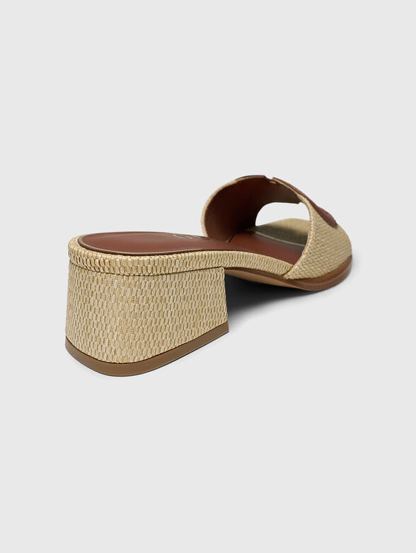 CERINNA Rafia sandals - 4