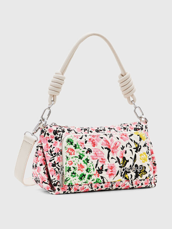 Crossbody bag with floral print - 1