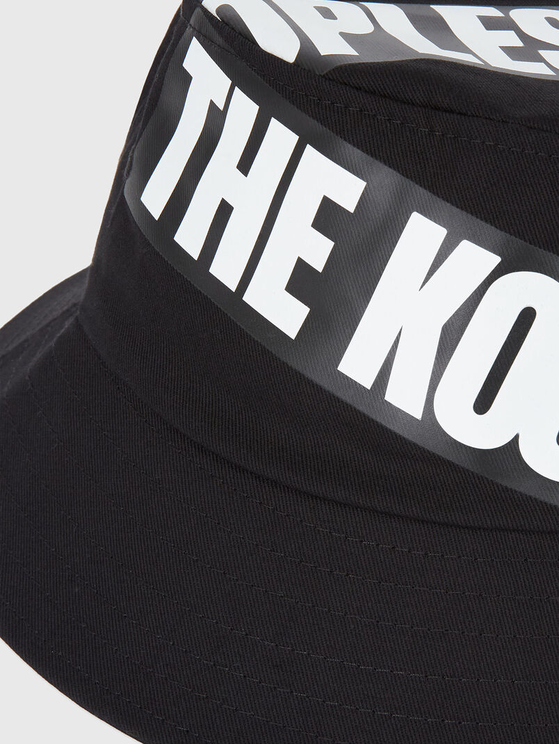 Bucket hat with logo print - 3