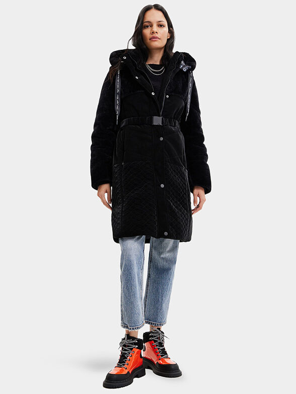 SUNDSVALL long padded jacket with belt - 1