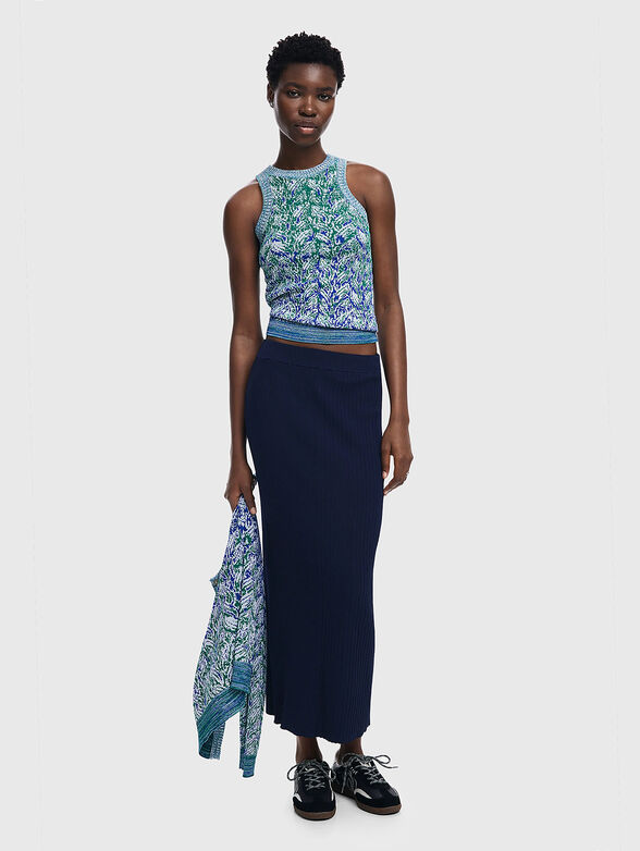 Knitted sleeveless top - 2