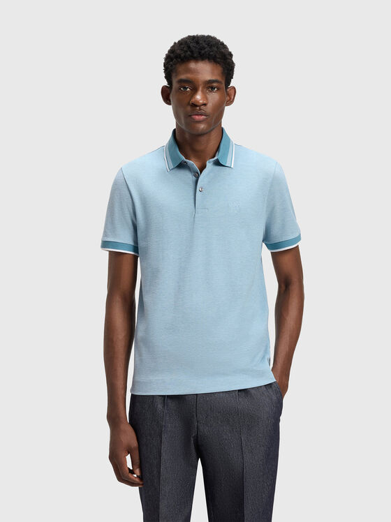 Polo shirt with accent trims - 1