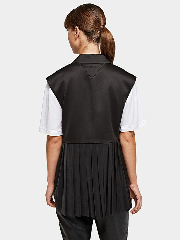 Tailored gilet with pleated back - 2