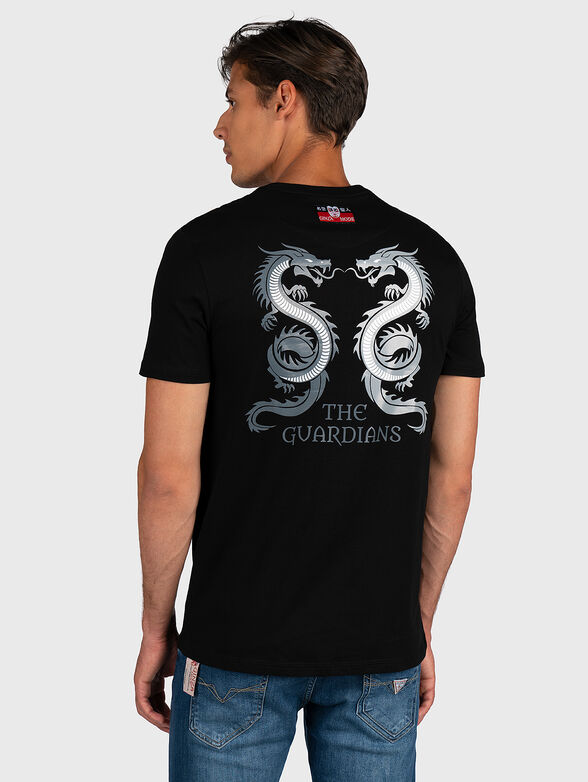 TS049 cotton T-shirt with prints - 3