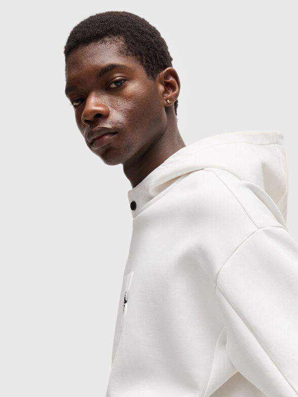 Sweatshirt with hood and logo - 4