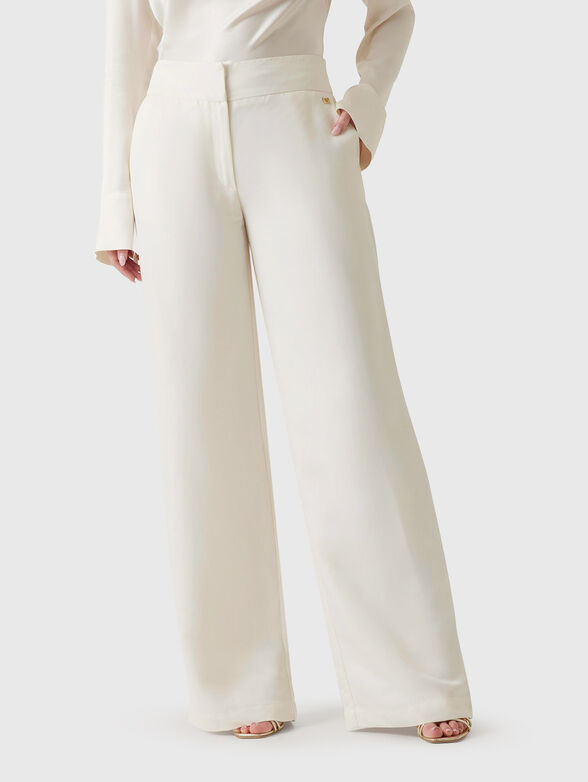 GRETA linen blend trousers - 1