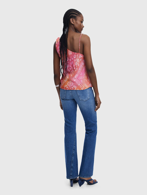 Flared jeans with twisted seam - 2