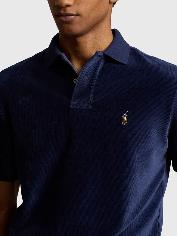 Ribbed polo shirt  - 4