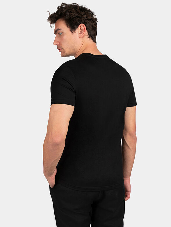 Black T-shirt with print - 2