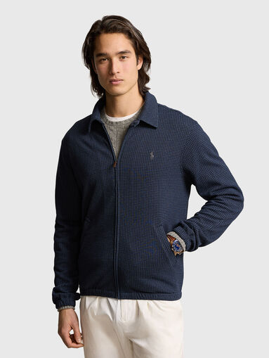 Dark blue vest with zip - 4