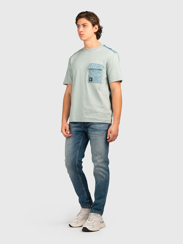 DABIENO T-shirt with accent pocket and logo - 2