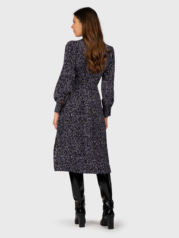 Silk dress with print - 2