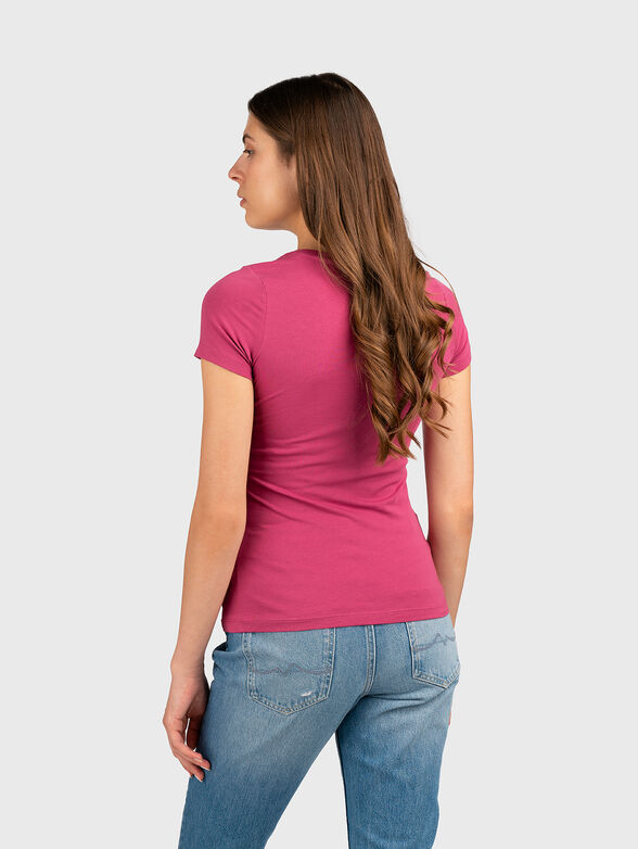 KORINA T-shirt with floral logo print - 2