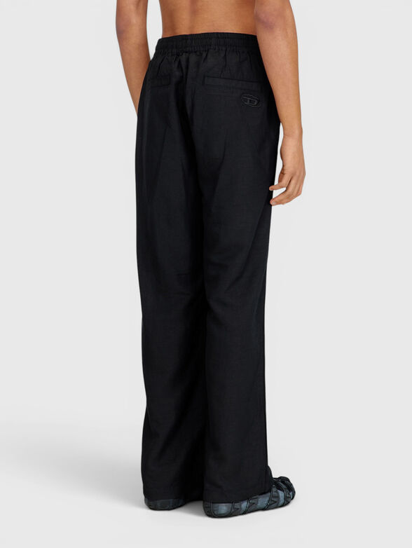 Unisex linen-blend trousers - 2