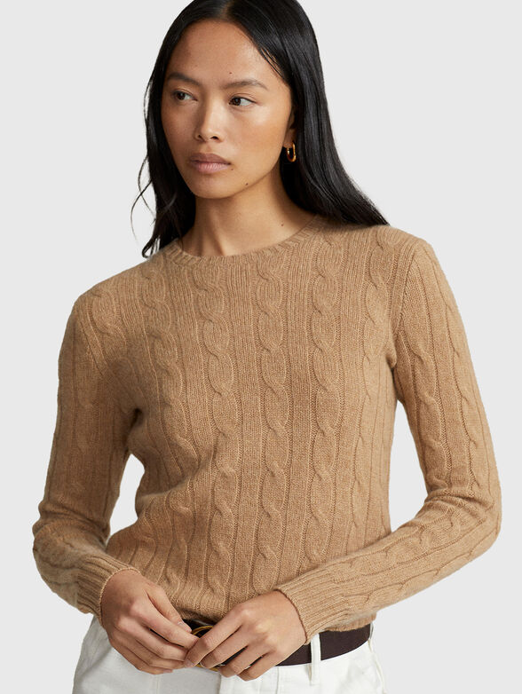 JULIANNA cashmere sweater in beige - 4