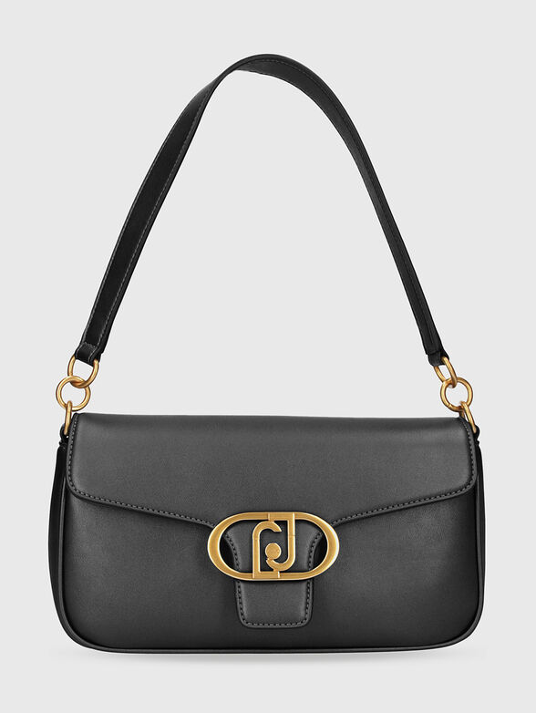 Beige crossbody bag with gold details - 1