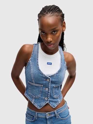 GARDENIA jacket with front pockets - 5