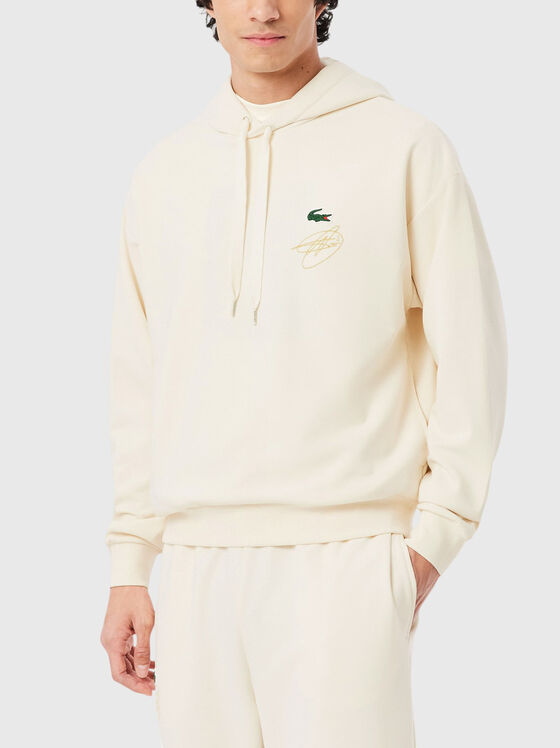 Суитшърт с качулка LACOSTE TENIS x NOVAK DJOKOVIC - 1