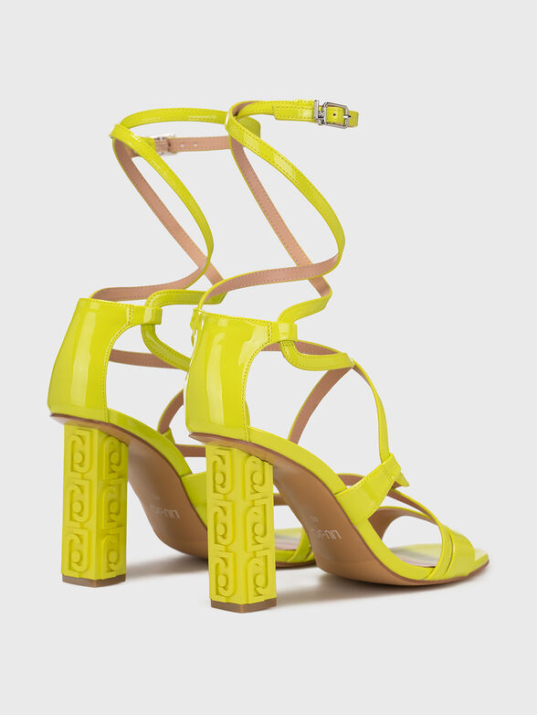 SERENA 05 beige sandals heel - 3