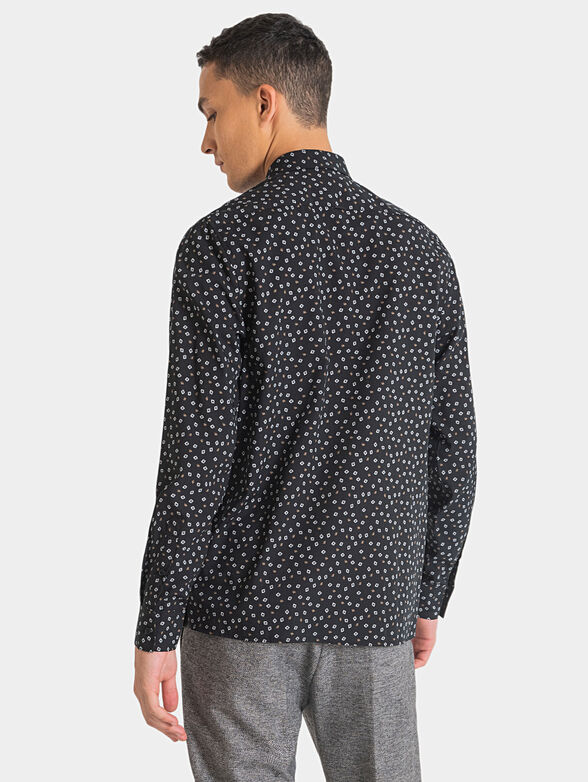 BARCELONA shirt with micro-print - 2