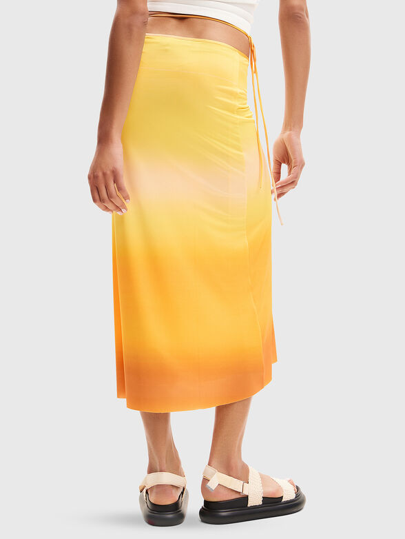 Maxi skirt with ombre effect - 1