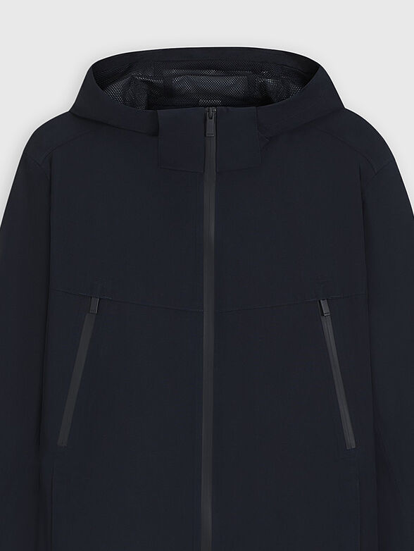 Transitional jacket with hood and pockets - 2