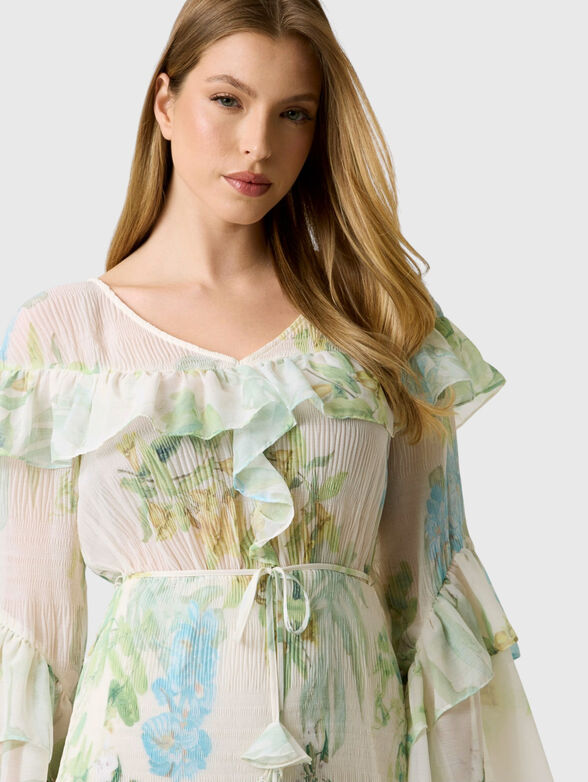 LAURENCE mini dress with ruffles - 3