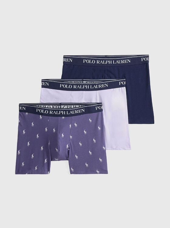 Set of three pairs of cotton boxers - 1