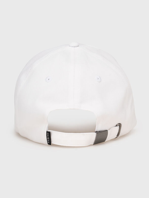 Logo print cap in black  - 2