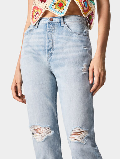 CELYN straight jeans with a high waist - 3