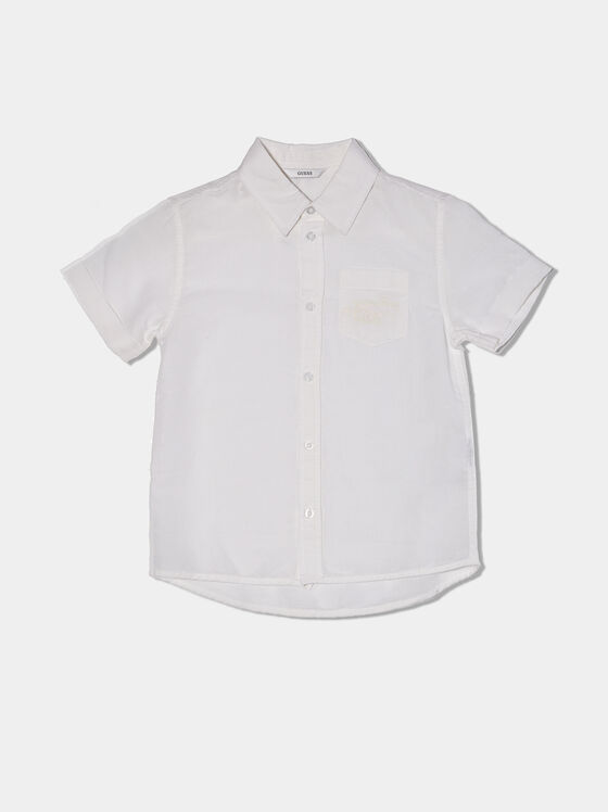 Риза в бял цвят - 1