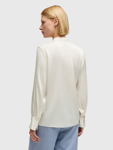 BARABI silk blouse with long sleeves - 3