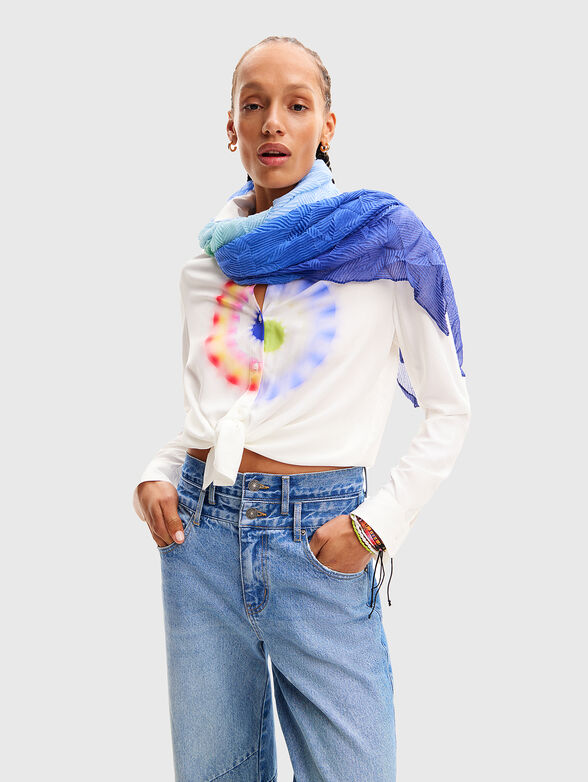 Scarf with ombre effect - 2