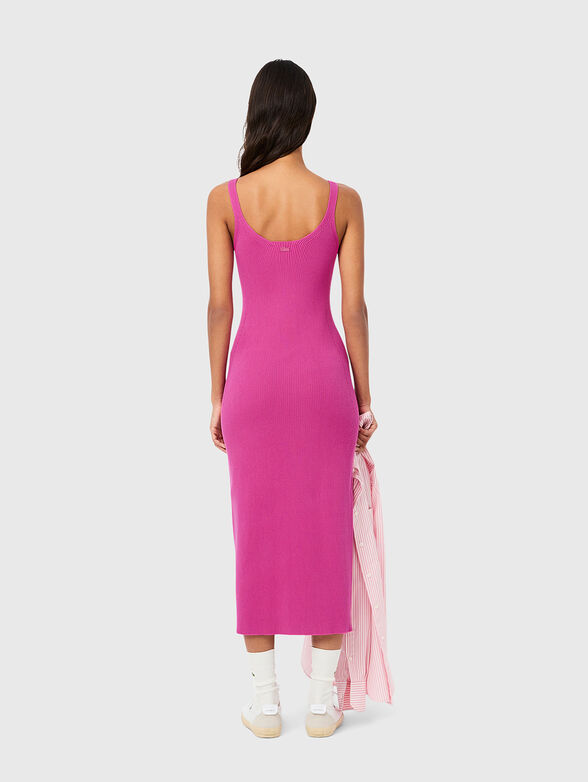 Midi dress with side slit - 2
