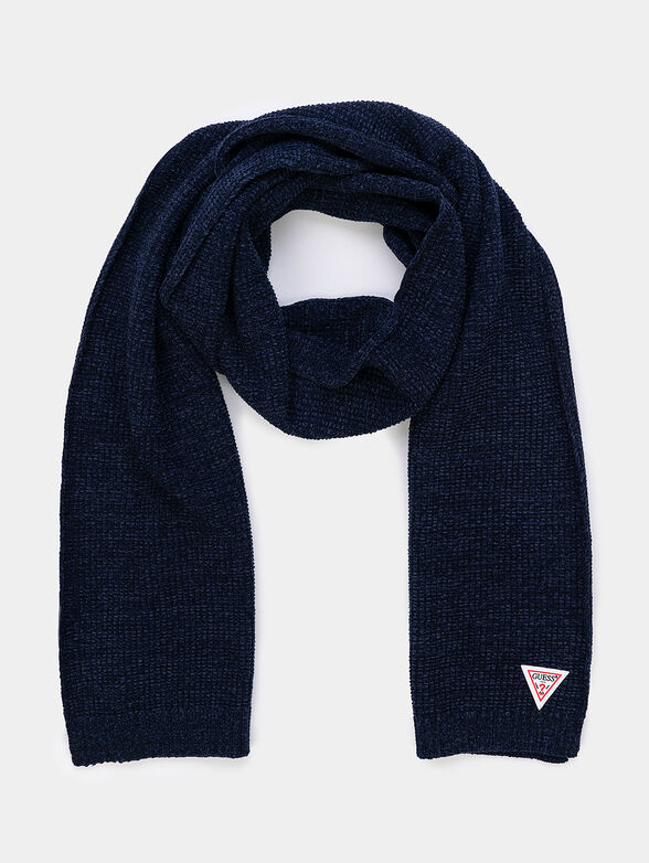 Set of hat and scarf in blue - 5