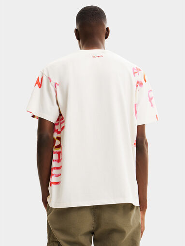 SIMON T-shirt with floral accent - 3