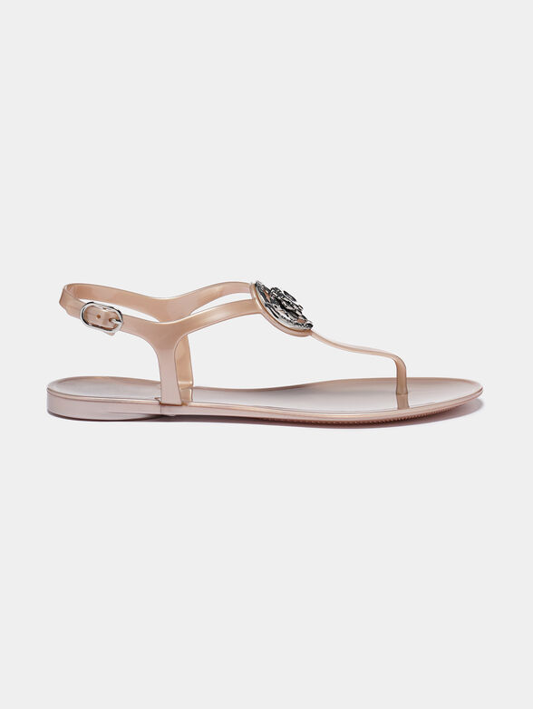 JAXX Flip flops with metal logo detail - 1