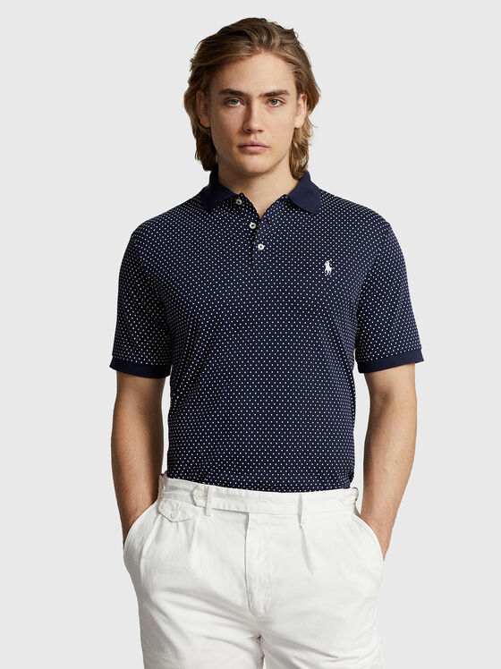 Polo-shirt with polka dot print - 1