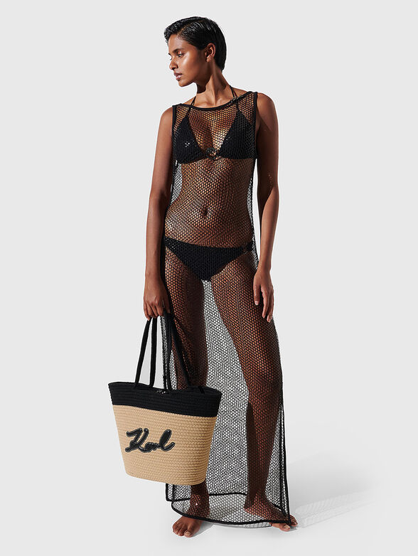 KARL beach maxi dress with sequins - 4