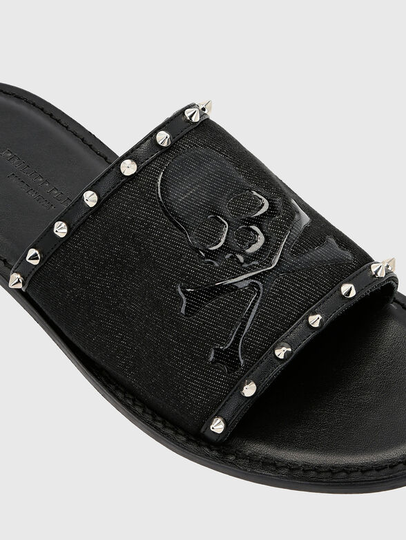 Leather sandals with studs - 2