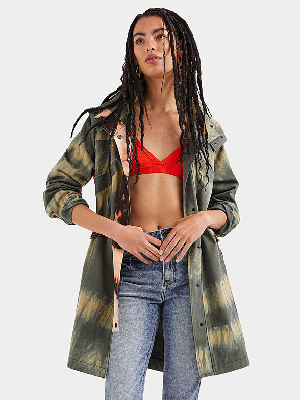 Tie-dye parka - 1