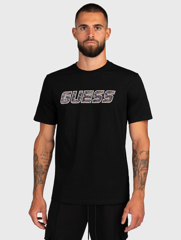 T-shirt with contrasting logo - 1