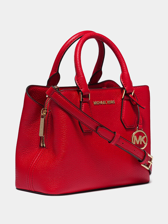 CAMILLE leather handbag with logo detail - 2