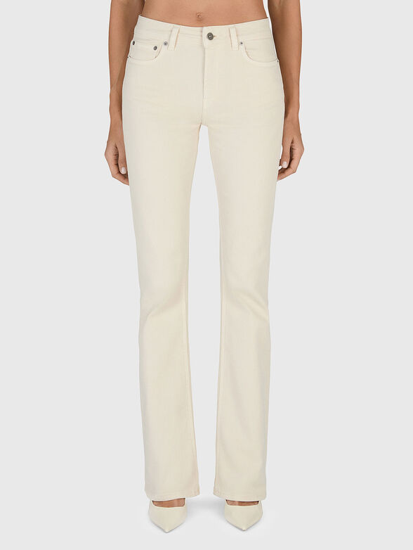 NEWLOLA skinny jeans in ecru - 1